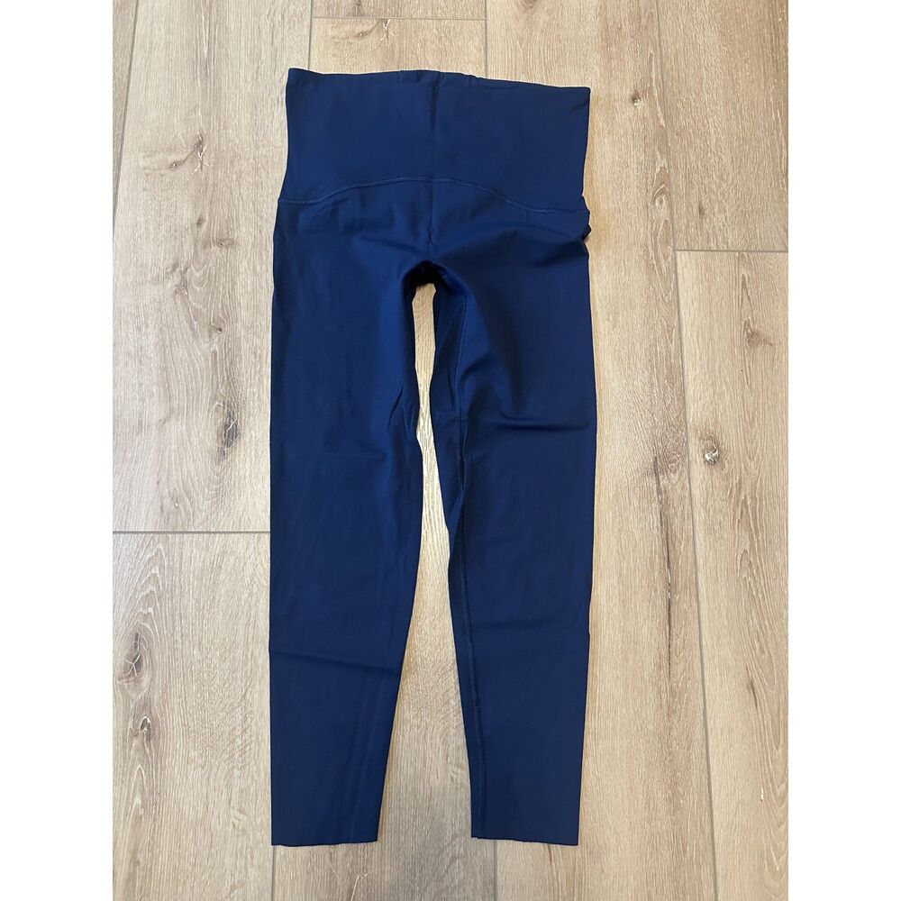 Spanx Women's Booty Boost Leggings Navy Blue XL EUC!